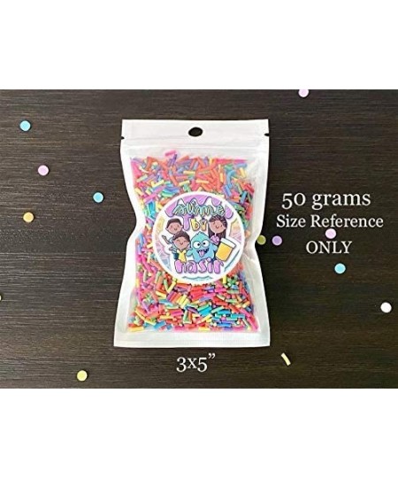 Generic 50g Colorful Fake Candy Sweets Sugar Crystals Sprinkles Decoden Resin Cabochons Decorations for Fake Cake Dessert Sim...