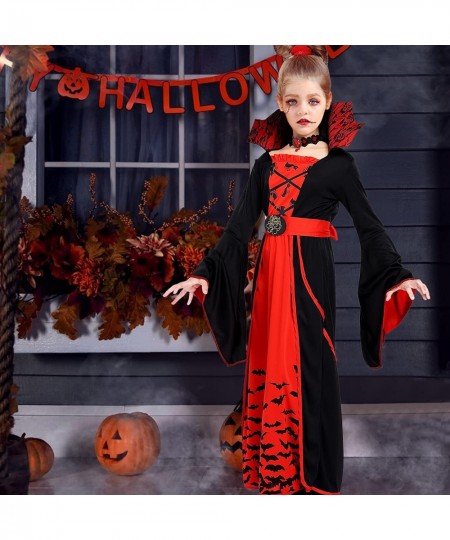 Royal Vampire Costume for Girls Halloween Dress Up Party $32.45 - Kids' Costumes