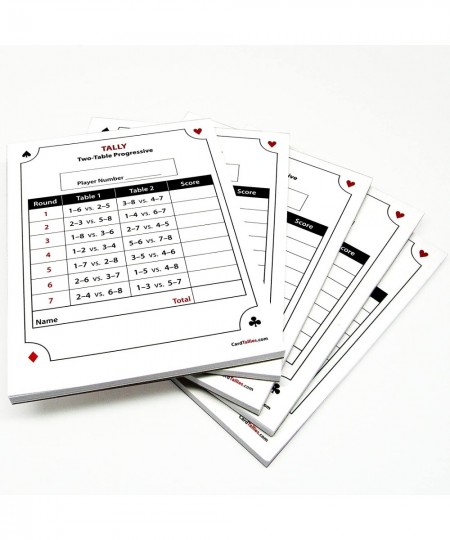 Progressive Score Pads 2-Table (5 Pads 50 Sheets Each) Enjoy The Original. Made in The USA. $32.38 - Game Accessories