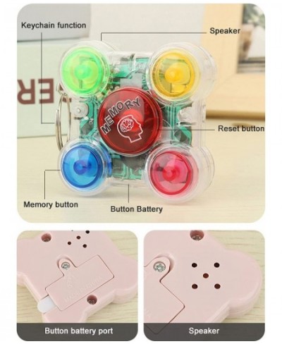 Flashing Electronic Memory Brain Game STEM Toy Handheld Game Interactive 4-in-1 Handheld Game for Kids $14.89 - Kids' Handhel...