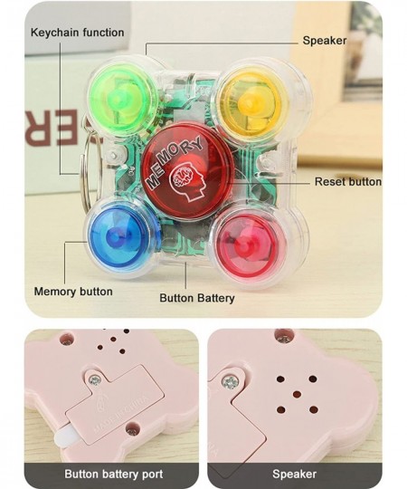 Flashing Electronic Memory Brain Game STEM Toy Handheld Game Interactive 4-in-1 Handheld Game for Kids $14.89 - Kids' Handhel...