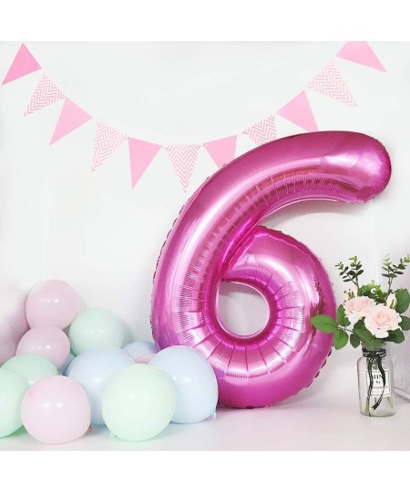 40 Inch Pink Large Numbers Balloons 0-9 Number 3 Digit Helium Balloons Foil Mylar Big Number Balloons for Birthday Party Supp...