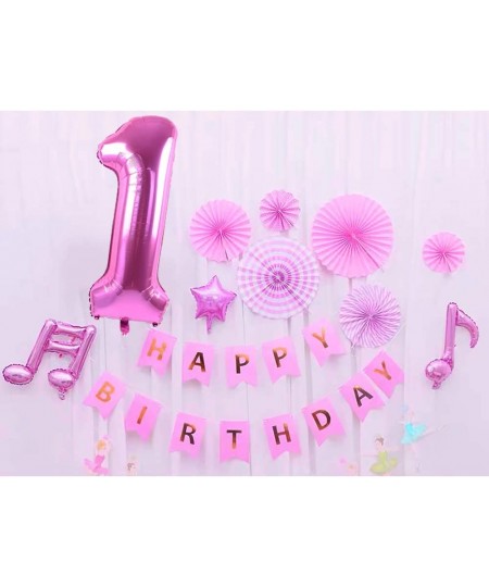 40 Inch Pink Large Numbers Balloons 0-9 Number 3 Digit Helium Balloons Foil Mylar Big Number Balloons for Birthday Party Supp...