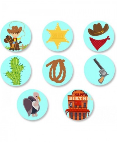 Cowgirl Cowboy Cactus Horse Labels Stickers Decorations West Cowpuncher Theme Photo Booth Props Decor for Teens Boys Girls 1s...