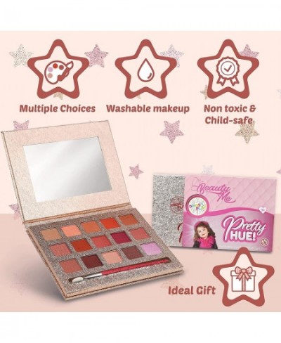 Kids Washable Makeup Kit for Girls - My First Makeup Set Eyeshadow Palette Cosmetic Kit with Mirror - Non Toxic Pretend Play ...