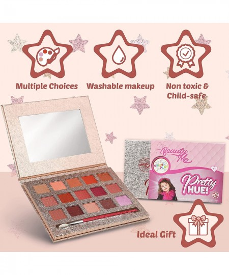 Kids Washable Makeup Kit for Girls - My First Makeup Set Eyeshadow Palette Cosmetic Kit with Mirror - Non Toxic Pretend Play ...