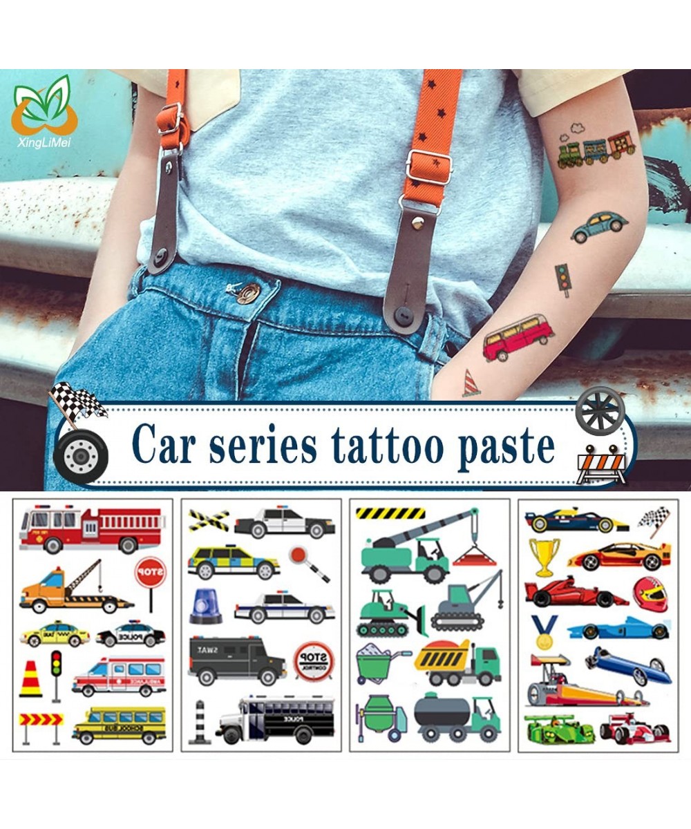 Cars construction trucks excavators Temporary Tattoos for Kids Birthday Party Games Party Favors and Birthday Decorations for...