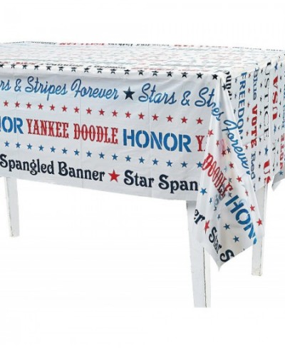 PATRIOTIC WORD TABLECOVER - Party Supplies - 1 Piece $15.44 - Kids' Party Tablecovers