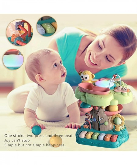 Activity Cube Baby Toys 6-12 Months 9 in 1 Musical Light Up Learning Toys 12-18 Months Activity Center for 1 Year Old Early E...