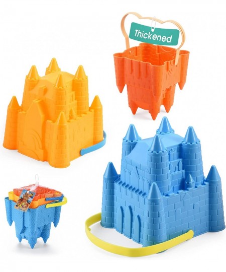 Kids Beach Sand Toys Sand Castle Building Kit Beach Bucket Sand Castle Molds for Kids Gift for Kids Toddlers Sandcastle Build...