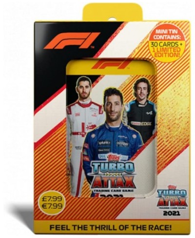 2021 Topps Turbo Attax Cards - Mini Collector Tin 3 (Ricciardo Alonso Giovinazzi) (31 Cards + Lando Norris LE) $50.98 - Tradi...