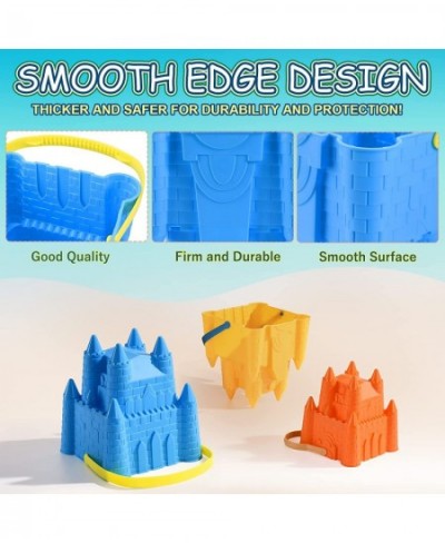 Kids Beach Sand Toys Sand Castle Building Kit Beach Bucket Sand Castle Molds for Kids Gift for Kids Toddlers Sandcastle Build...