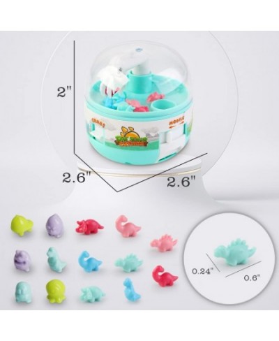 Mini Claw Machine for Kids Green 24 Tiny Stuff prizes Dinosaur Toys Claw Machine prizes Miniature Toys for Kids Birthday Gift...