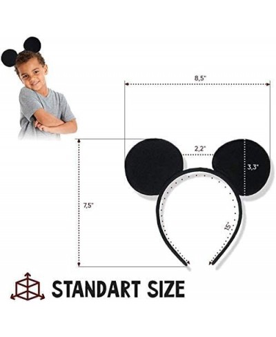 SET OF 2 Murine Ears Headband Murine Ears for Murine Costume for Women Black Murine Ears for Men Murine Ears for Boy Murine E...