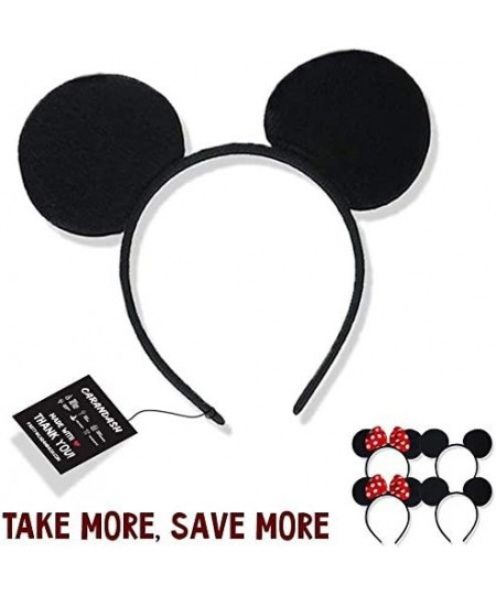 SET OF 2 Murine Ears Headband Murine Ears for Murine Costume for Women Black Murine Ears for Men Murine Ears for Boy Murine E...