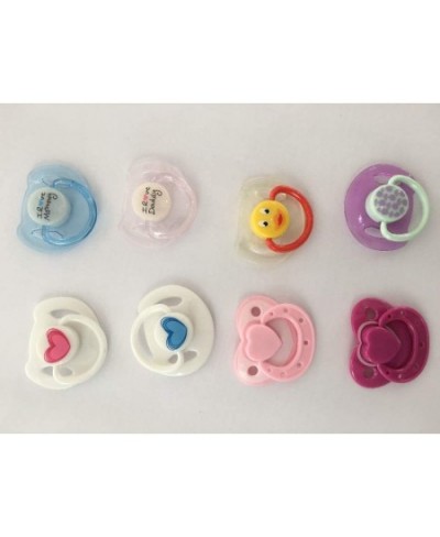 Magnetic Pacifier 8 pcs 8 Color for Reborn Baby Dolls Boy Girl Dummy Magnet Pacifier Dolls Nipple DIY Dolls Accessories $30.6...