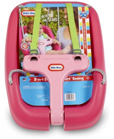 2-in-1 Snug 'n Secure Swing Magenta $45.13 - Play Sets & Playground Equipment