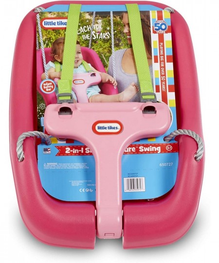 2-in-1 Snug 'n Secure Swing Magenta $45.13 - Play Sets & Playground Equipment