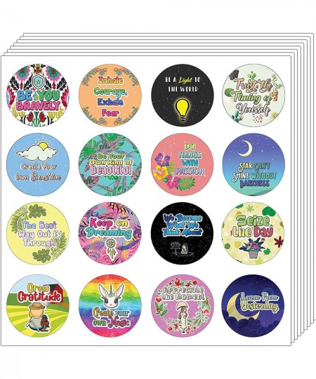 Positive Motivational Stickers Series 1 (5-Sheet) - Stocking Stuffers Premium Quality Gift Ideas for Children Teens & Adults ...