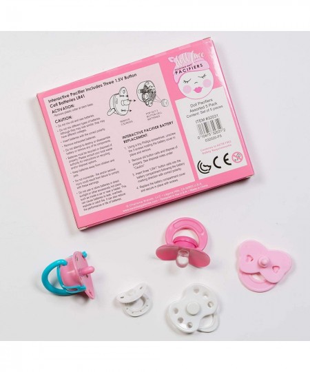 Reborn Baby Doll Accessories Doll Face Pacifier Gift Set - 5-Piece Pacifier Set $25.43 - Dolls