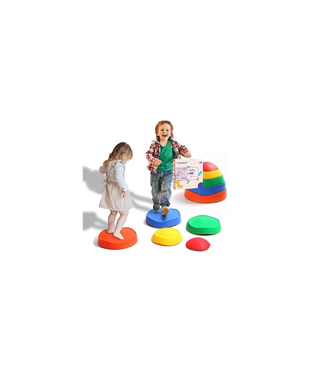 Stepping Stones for Kids 5pcs Non-Slip Plastic Balance River Stones for Promoting Children's Coordination Skills Obstacle Cou...