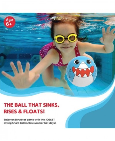 Pool Toys Shark Ball 6-inch - Best Pool Toys Fills with Air Water - Underwater Ball - Fun Swimming Pool Games Toy - Cute Toys...