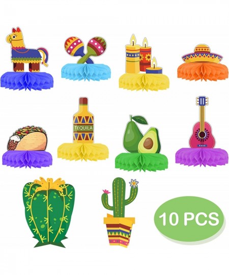 10 Pieces Fiesta Honeycomb Table Centerpiece fiesta party decorations mexican themed party decorations fiesta party supplies ...