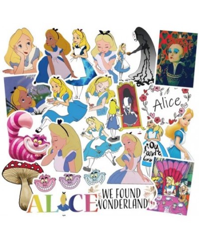 Cartoon Movie Themed Alice in Wonderland 50 Piece Sticker Decal Set for Kids Adults - Laptop Motorcycle Skateboard Decals $14...