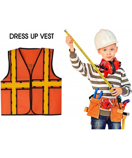 Kids Construction Vest Party Dress Up Construction Party Birthday Favors Worker High visibility safety for children $15.99 - ...