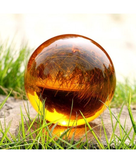 76mm Golden/Honey Color Acrylic Contact Juggling Ball - Approx. 3 inch $31.49 - Juggling Sets