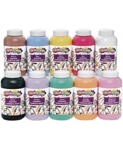 Powder Tempera Paint 1 lb. Multicolor Variety Pack Classroom Supplies for Arts and Crafts (Set of All 10) $103.18 - Kids' Dra...