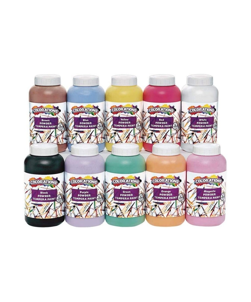 Powder Tempera Paint 1 lb. Multicolor Variety Pack Classroom Supplies for Arts and Crafts (Set of All 10) $103.18 - Kids' Dra...