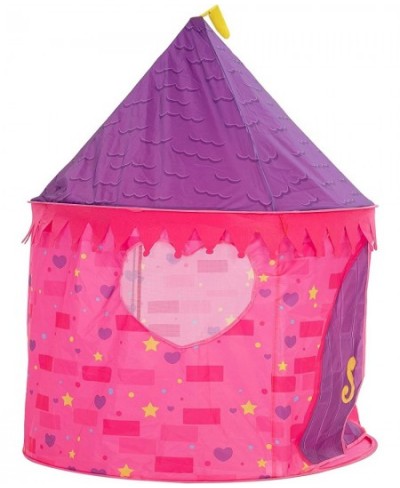 Girls Princess Pink Castle Play Tent with Princess Crown Pop Up Play Tent Kids Indoor Outdoor Playhouse Tent Set $28.54 - Kid...