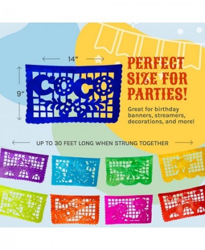 Mexican Banner Decorations Mexican Party Decorations Mexican Banner Papel Picado with Iconic Coco Movie Theme 9 x 13 in Paper...