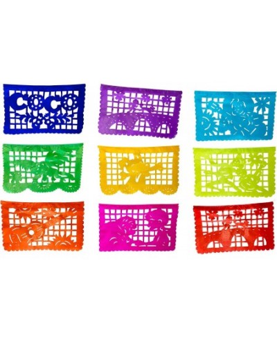 Mexican Banner Decorations Mexican Party Decorations Mexican Banner Papel Picado with Iconic Coco Movie Theme 9 x 13 in Paper...