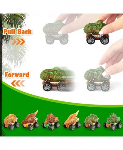 21 Pack Dinosaur Toys for Kids 3-7 Dinosaur Truck with Oversized Dinosaur Map Flashing Lights Music and Roaring Sound Kids To...