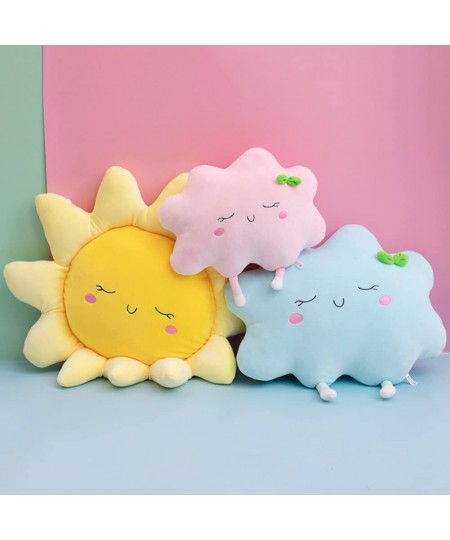 Sun Pillow Cute Stuffed Sun Plush Pillow Throw Pillow Sofa Cushion Pillow Car Neck Pillow Bedside Decoration Soft Toy for Kid...