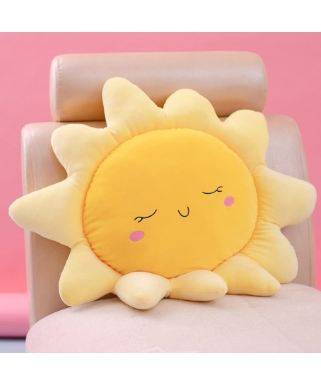 Sun Pillow Cute Stuffed Sun Plush Pillow Throw Pillow Sofa Cushion Pillow Car Neck Pillow Bedside Decoration Soft Toy for Kid...