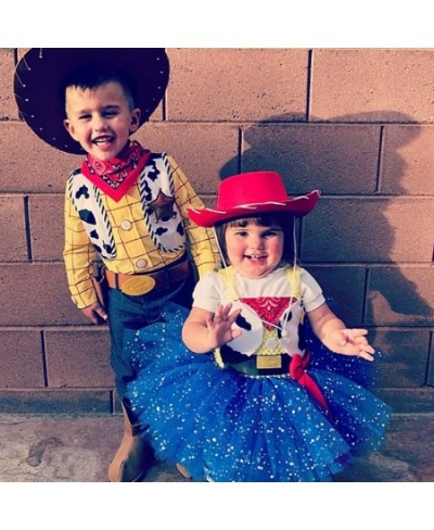 Cowgirl Costume for Girls with Bandana Cowboy Hat 1-10 Years Kid Dress Up Outfit Birthday Carnival Party $48.14 - Kids' Costumes