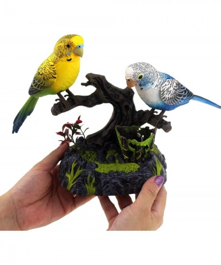 Talking Parrots Birds Electronic Pets Office Home Decoration Recording & Playback Function Pen Holders Kids Toys Christmas Bi...