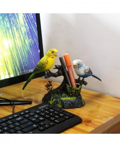 Talking Parrots Birds Electronic Pets Office Home Decoration Recording & Playback Function Pen Holders Kids Toys Christmas Bi...