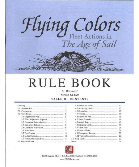 GMT: Flying Colors Fleet Actions in The Age of Sail Deluxe 3rd Edition $105.24 - Board Games