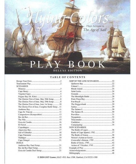 GMT: Flying Colors Fleet Actions in The Age of Sail Deluxe 3rd Edition $105.24 - Board Games