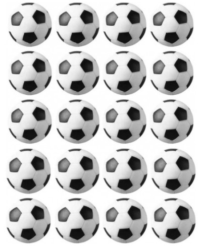 20 x Plastic Soccer Table Balls Table top Football Accessories 32mm for Kids & Adults Birthday Party Favours Party Bag filler...