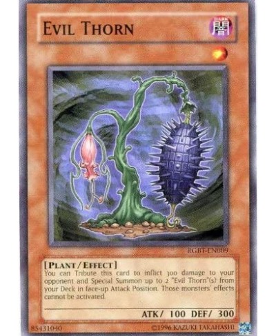 Evil Thorn (RGBT-EN009) - Raging Battle - Unlimited Edition - Common $11.59 - Card Games