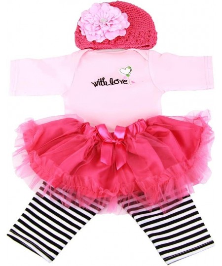 Reborn Baby Dolls Clothes Baby Girl Clothing Tutu Skirt Outfit Sets for 20- 23 Inch Reborn Doll Accessories $26.62 - Doll Acc...