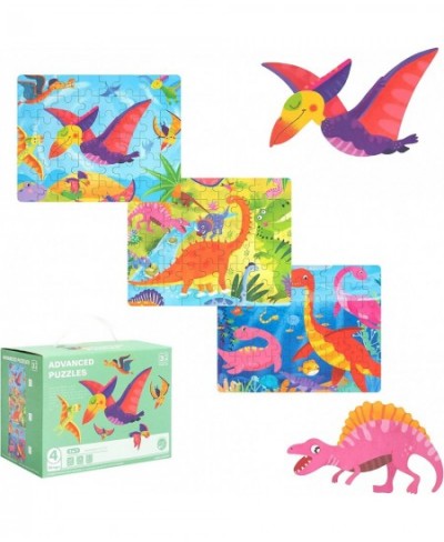 Jigsaw Wooden Dinosaur Puzzles for Kids Ages 3-5 Preschool Educational Dinosaur Puzzles for Boy Girl Toddler Floor Puzzle Lea...