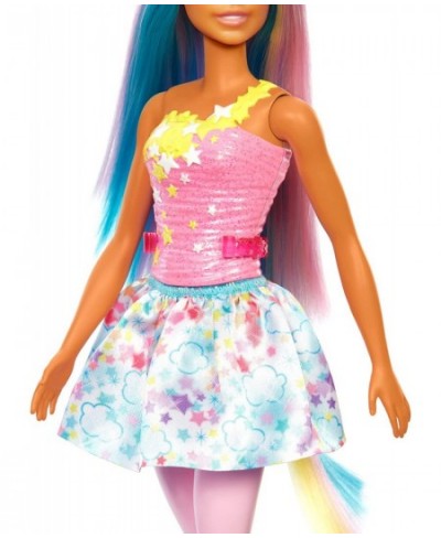 Dreamtopia Unicorn Doll (Blue & Pink Hair) with Skirt Removable Unicorn Tail & Headband Toy for Kids Ages 3 Years Old and Up ...