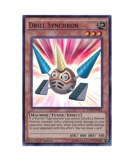 Drill Synchron (LC5D-EN015) - Legendary Collection 5D's Mega Pack - 1st Edition - Super Rare $11.09 - Card Games