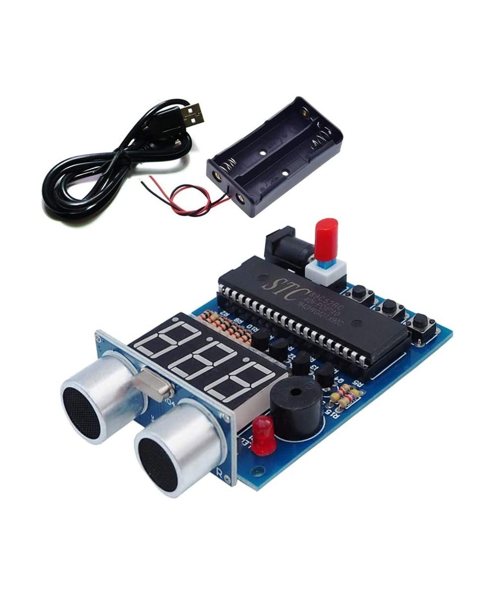 Ultrasonic Ranging Alarm Learn to Solder Electronics Kit for Soldering Practicing DIY Kit with HC-SR04 Ultrasonic Sensor Modu...